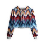 Sublimation Cropped Hoodie